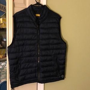 Men’s Dark Blue Zip Up Vest XL
